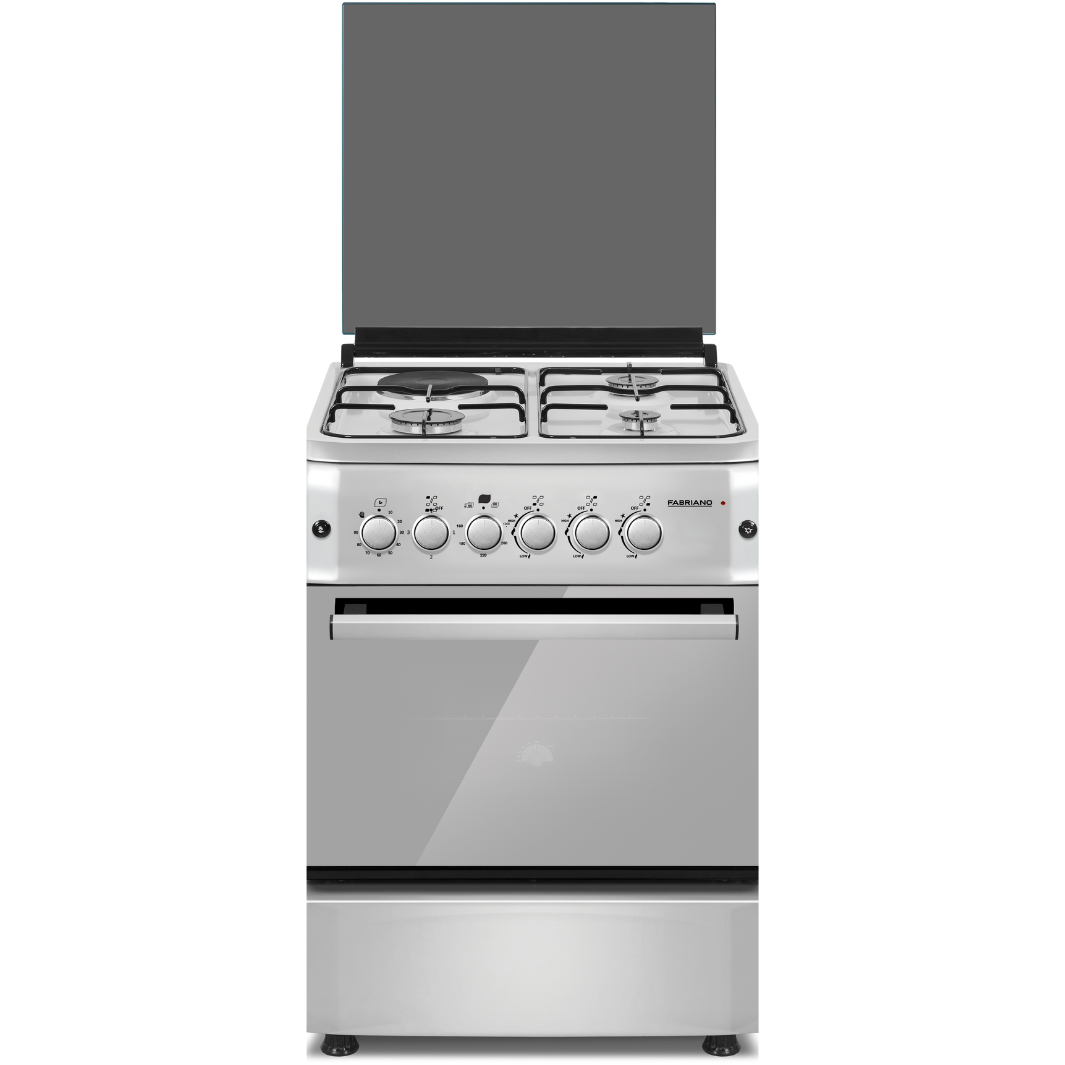 Fabriano F6S31G2SS 60cm, 3 Gas Burners, 1 Electric Plate + Gas Oven
