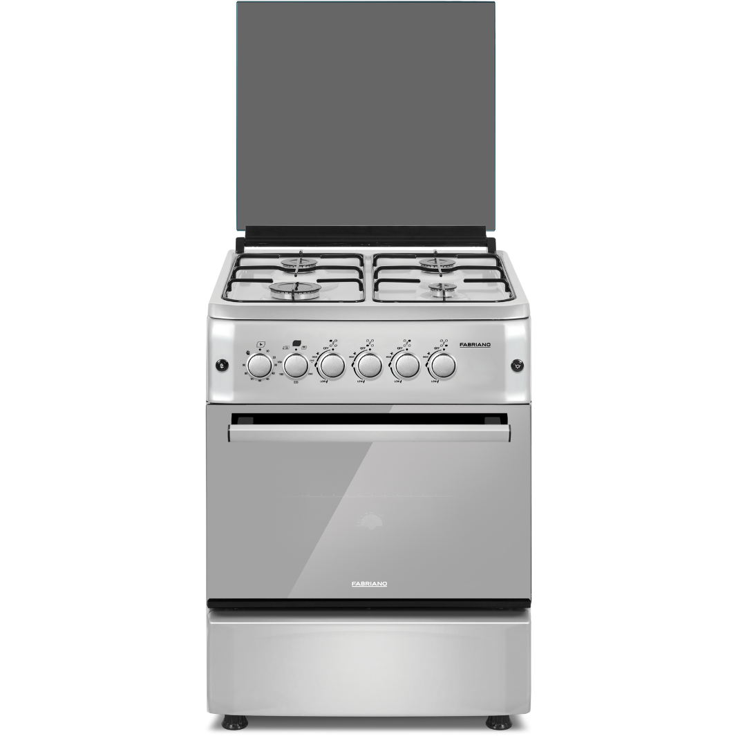 single oven gas cooker with lid