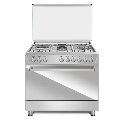 Fabriano F9P41G2-SS 90cm, 4 Gas Burners (1 Triple Ring) +  1 Electric Plate + Gas Oven