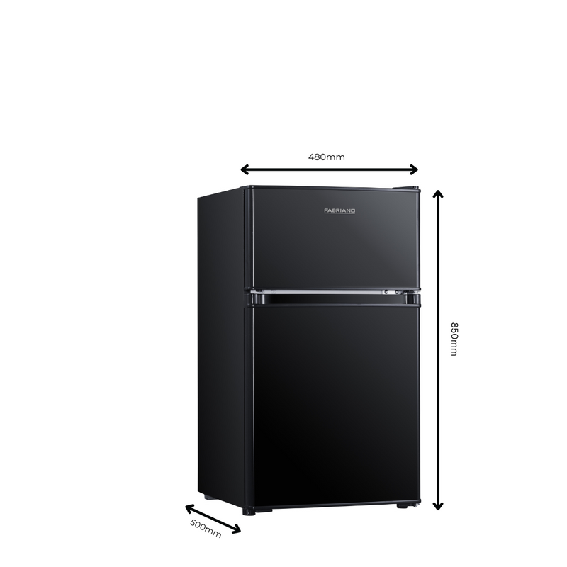 Fabriano FDCH03BL 3cuft  2 Door Direct Cool Refrigerator