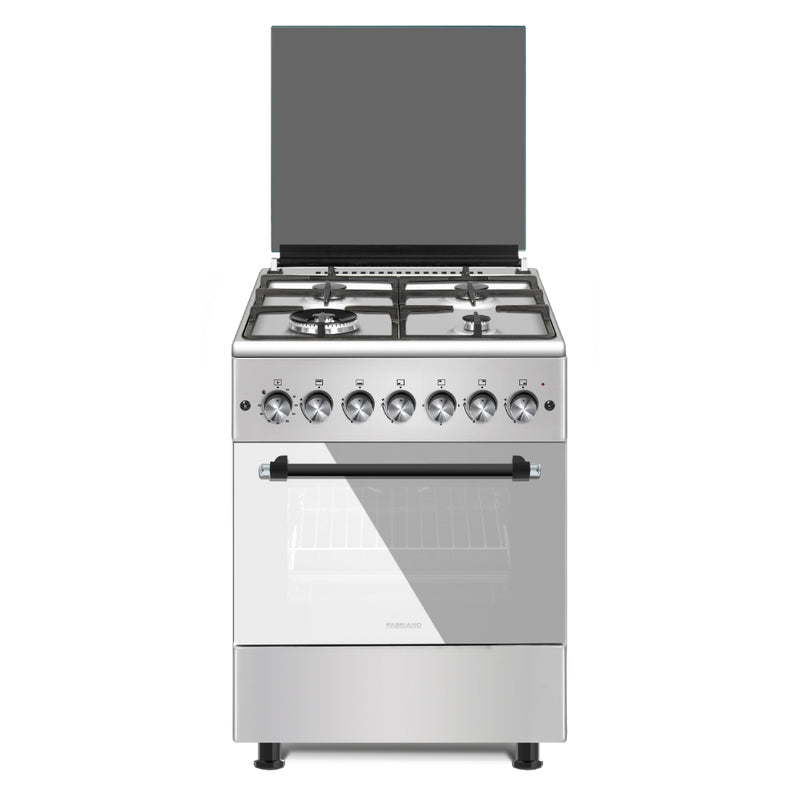 Fabriano F6TS40G2-SSW 60cm, 4 Gas Burners + Gas Oven