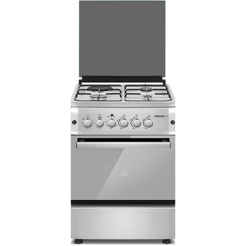 Fabriano F6S31G2-SS 60cm, 3 Gas Burners, 1 Electric Plate + Gas Oven