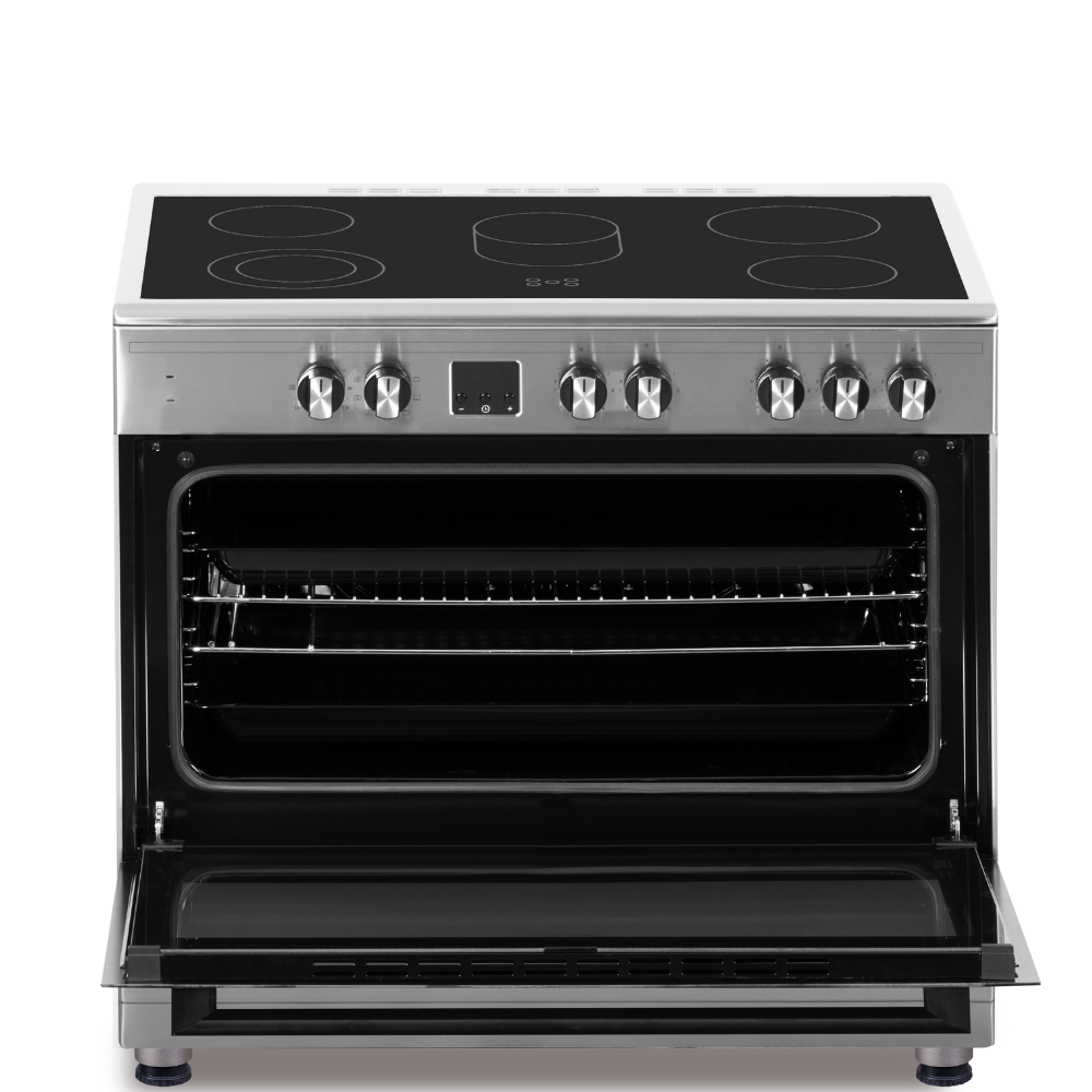 Fab Ramo Fabriano F9S05E10-BLS 90cm, 5 Vitro Ceramic + Electric Oven – Fabriano ...